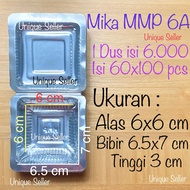 [1 Box] Mika MMP 6A Size 7x6.5x3 cm contents 6,000 pcs Mika Cake Bread Sponge Cake Bolen Molen Mochi