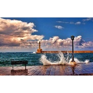 Photocustom 40x50cm sơn theo số cho thủ công Tranh vải bố hoa con đường bức tranh Bộ đồ thủ công cho