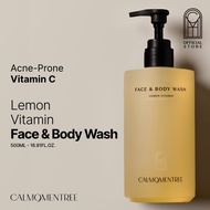 [CALMOMENTREE] Best Seller Acne Wash | Lemon Vitamin Face & Body Wash 500ml
