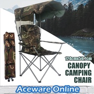 Foldable Camping Chair Canopy Chair Camping Outdoor Folding Chair Camping Kerusi Camping Outdoor Ker