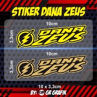 DANA ZEUS/ STICKERS DANA ZEUS 2 COLOR CUTTING STICKERS DANA ZEUS RAISED STICKERS