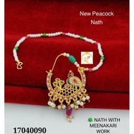 NEW PEACOCK DESIGN NOSEPIN (NATH)_READY STOCK