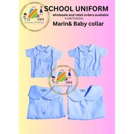 BLOUSE SCHOOL UNIFORM/BABY COLLAR/MARINE COLLAR/SCHOOL UNIFORM/KIDS GIRL SCHOOL UNIFORM KATRINA