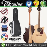 Takamine GN93CE-NAT NEX Cutaway Solid Spruce Top Acoustic Electric Guitar with Bag - Natural (GN93CE