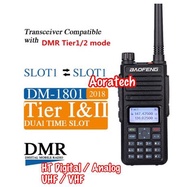 HT BAOFENG DMR Digital Radio / Analog Dual Band 5 watt DM-1801