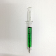Pulpen Jarum Suntik Lucu Korean Syringe Ballpoint Pen Souvenir Aesthetic Fancy Pena Alat Tulis Anak 