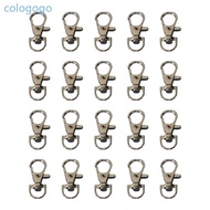 COLO 20 Packs Bird Cage Lock Clips Metal Hook for Parrot Bunny  Cage Doors