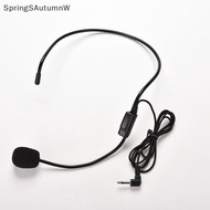 [SpringSAutumnW] Vocal Wired Headset Microphone microfono For Voice Amplifier Speaker Mike Boutique