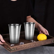 EZSHOPPING HOSPORT Korean Stainless Steel Single Wall Glass 500ml - H13| |
