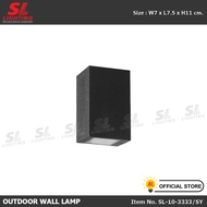SL LIGHTING | Outdoor Wall Lamp โคมไฟติดผนังภายนอก LED 3W ตัวเล็ก ส่องทางเดียว SL-10-3333/SY | SL-10