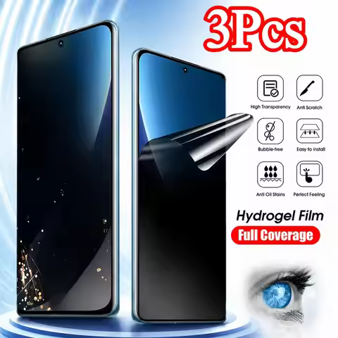 3PCS Privacy Hydrogel Film For Infinix GT 10 Pro 20 Pro 30 Anti Spy Screen Protector For Infinix GT 