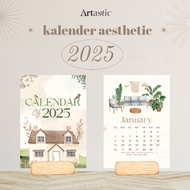 Aesthetic Calendar 2025 | Aesthetic Calendar 2025 | DESK CALENDAR | Mini CALENDAR | Calendar 2025
