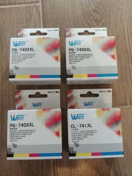 All 80$ 3X 740XL & 1X 741XL Canon Pixma MG Ink Tank Cartridge