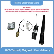 New For Lenovo M700 M900 M710q M910x P320 M720q M920q M920x P330 AX200NGW Wifi 6 Wifi Antenna Cable 
