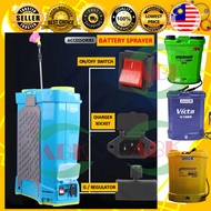 KNAPSACK SPRAYER - BATTERY SPRAYER BATERI PAM RACUN ACCESSORIES ON/OFF SWITCH / CHARGER SOCKET / GOV