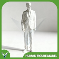 Human Figure Model - 3D Print Human Model 1:15 Scale - Architectural Model Ornament