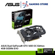 ASUS GEFORCE GTX1650 DUAL EVO OC EDITION 4GB DDR6 GRAPHICS CARD ( DUAL-GTX1650-O4GD6-P-EVO )