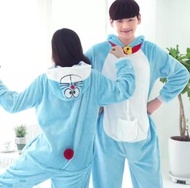 Baju Onesie Boneka Doraemon Piyama Kostum Party Cosplay