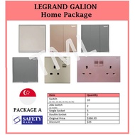 [SG Seller] Legrand Galion Premium Package for your home/HDB BTO -Silver, Rose Gold, Champagne