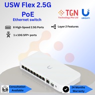 Ubiquiti Unifi Switch Flex 2.5G PoE USW-Flex-2.5G-8-PoE *Optional AC Power Adapter 210W