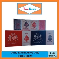 Queen Great Playing Cards Joker 1 Box 12 Pcs