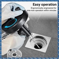 (WUSG) Plumbing Snake Drain Auger Heavy Duty Pipe Clog Remover with Glovesfor BathroomKitchen and To