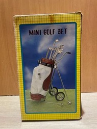 高爾夫球袋模型 球具模型 高爾夫模型 擺飾禮品 迷你高爾夫球袋擺飾 高爾夫球袋模型筆筒 二手