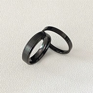 1Set(2pcs) Fashionable Simple Charm Stainless Steel Ring For Men, Woman,Couples, Daily Wear And Part