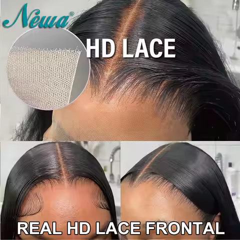 Invisible Real HD Lace Frontal 13x4/13x6 100% Human Hair Pre Plucked Skinlike Real HD Lace Closure S