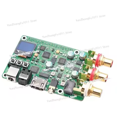 AK4493S Pi DAC Audio Decoding Board Supports I2S to Coaxial Fiber HDMI ES9038 Digital Broadcasting