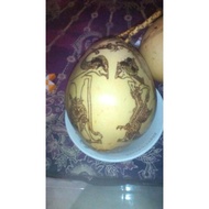 Lukis Kelapa Gading / Cengkir buat acara Tingkepan Jawa