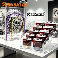 BUCKLOS Titanium Alloy Bike Chain 8/9/10/11/12 Speed MTB Chain Durable Smooth Bike Chains for MTB Ro