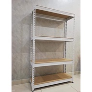 RACK BOLTLESS/30×90×150CM/ 4 LEVEL WITH HDF BOARD