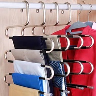 5 Layers Pants Trousers Hanging Clothes Hanger Home  Space Saver Neat Room PPFA
