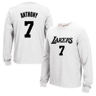 🏀甜瓜Carmelo Anthony安東尼長袖棉T恤上衛衣🏀NBA湖人隊Adidas愛迪達運動籃球衣服大學男服飾32