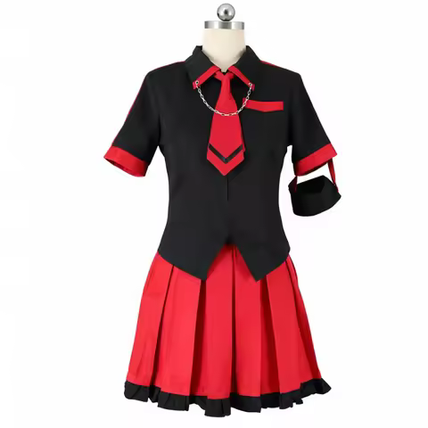 Anime Blood C Kisaragi Saya Cosplay Costume Dress Shirt Tie whole set Hot Sale Uniform Halloween par