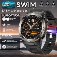 ForXIAOMI NFC New Military Smartwatch IP68 outdoor Sport Watch Fitness tracker health monitor BT cal