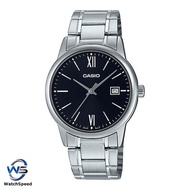 Casio MTP-V002 MTPV002D-1B3 MTP-V002D-1B3 Analog Quartz Stainless Steel Band Men Watch