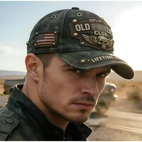 1pc Skull Head 3d Printing Letters Baseball Caps For Men Women Personality Street Leisure Sunshade B