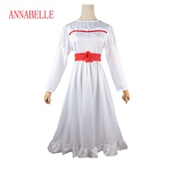 Halloween Horror Demon Doll Annabell 3 White Dress Cosplay Costume Annabelle Home Annabelle 3 Cospla