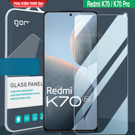 Cường lực Gor Redmi K70 / K70 Pro trong suốt trơn mượt chất kính đẹp tặng keo mép