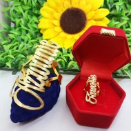 BANGEL TULISAN MELINTANG ADA COP 916 CUN SEBIJI MCM EMAS TULEN ASLI