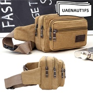 UAENAUT1FS Shoulder Backpack Canvas Belt Men Outdoor Sports Messenger Bag