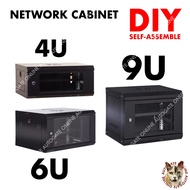 Glass door network router enclosure/Wall Hanging Network Cabinet/ Network Switch cabinet Server Rack