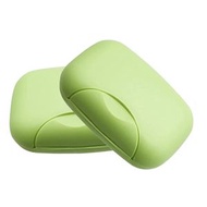 好時候 - 【綠色】 肥皂盒 肥皂盒帶蓋皂托架香皂盒