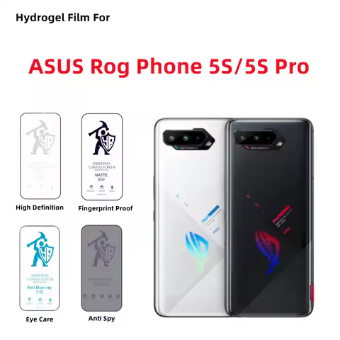 2pcs HD Hydrogel Film For ASUS Rog Phone 5/5S Matte Screen Protector For ASUS Rog Phone 5pro/5S Pro 