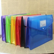 seng Expandable File Folder A4 B4 Document Storage Organizer Clear File Folder Bag