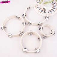 G.X.B 4/6/7/8 Inch Hand Held Wood Headless Tambourine Percussion Hand Drums Educational Toys Orff Mu