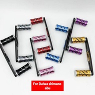 (Special offer) 95mm 100mm 105mm For daiwa abu shimano Droplet Wheel Carbon Fiber Rocker Arm Metal K