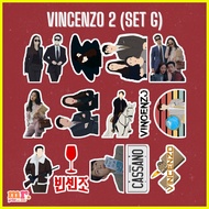 ◭ ∏ ☈ 50 PCS| VINCENZO STICKERS CASSANO KDRAMA WATERPROOF STICKERS FOR LAPTOP LUGAGGE TUMBLER AQUAF